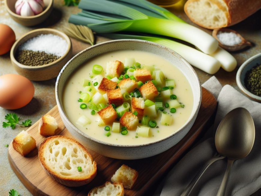 Caldo Cremoso de Batata com Alho-poró: Um Sabor Acolhedor para Padarias e Cafés